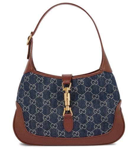 gucci jackie bag colors|Gucci jackie denim bag.